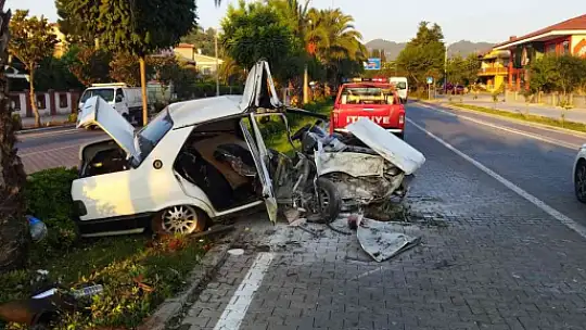 Marmaris'te trafik kazası: 1 ölü