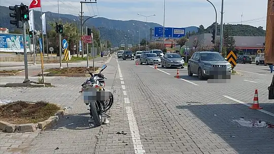 Marmaris'te trafik kazası:1 bir ölü, 1 yaralı