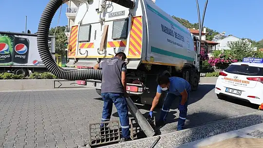 Marmaris'te yağmur öncesi hazırlıklar hızlandı