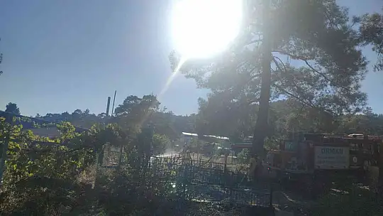 MARMARİS'TEKİ YANGIN ORMANA SIÇRAMADAN KONTROL ALTINA ALINDI