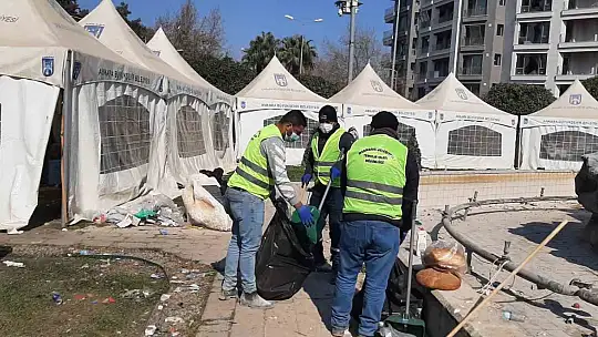 MARMARİS TEMİZLİK EKİPLERİ AFET BÖLGESİNDE CANLA BAŞLA ÇALIŞIYOR