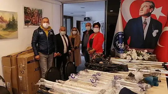 Marmaris'ten depremzede engellilere destek