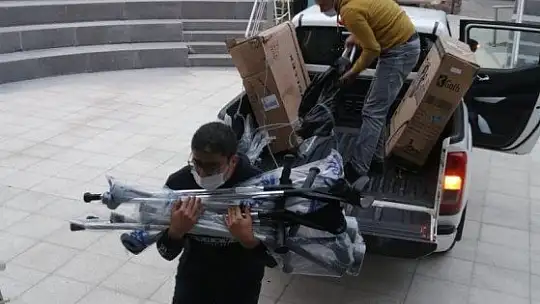 Marmaris'ten depremzede engellilere destek