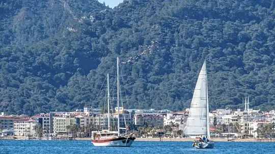 Marmaris'ten Flamingolar geçti