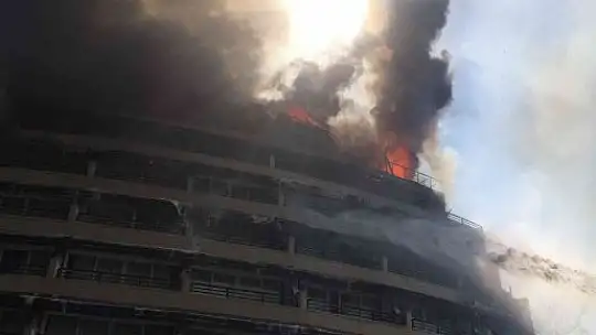 Marmaris Uygulama Oteli alevlere teslim oldu