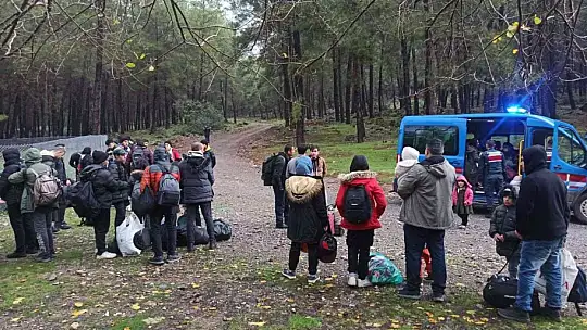 MARMARİS VE ORTACA KIRSALINDA 127 GÖÇMEN YAKALANDI