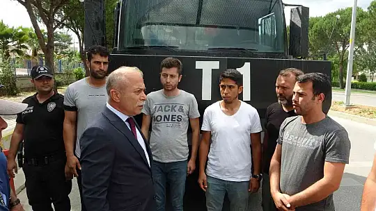 Marmaris yangınında görev alan TOMA'lar uğurlandı