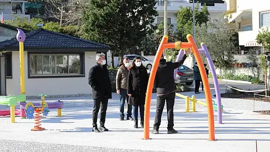 Marmaris Zübeyde Hanım Parkı yenilendi