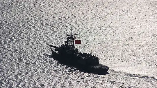 MAVİ VATAN'IN ÇELİK KALESİ TCG GEDİZ'DE YENİ YIL MANZARALARI