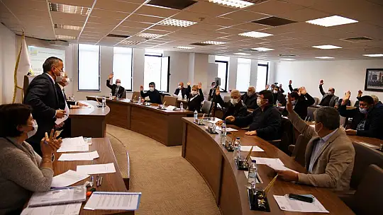 Gündemin tek maddesi oy birliği ile kabul edildi