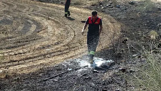 Menteşe'de ot yangını