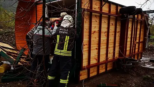 Menteşe'ye 24 saatte 94.3 kg yağış düştü