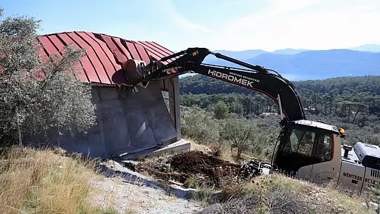 Menteşe'de 6. Etap yıkım çalışmasına başlandı