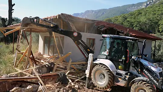 Menteşe'de 6. Etap yıkım çalışmasına başlandı