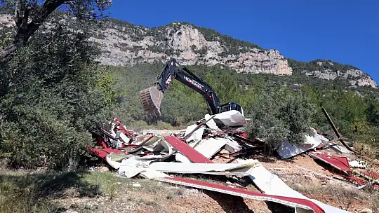 Menteşe'de 6. Etap yıkım çalışmasına başlandı