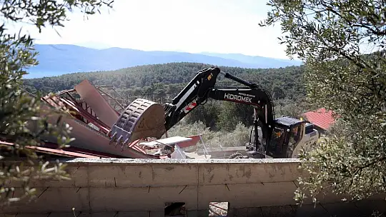 Menteşe'de 6. Etap yıkım çalışmasına başlandı