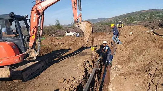 Milas Balcılar Mahallesi'nde 42 hane suya kavuştu