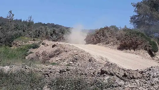 Milas Dörttepe Mahallesi sakinleri bozuk yollardan dertli