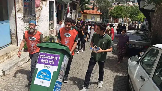 Milas'ta atık pil ve kullanılmayan ilaçlar toplandı