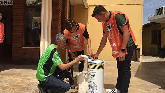 Milas'ta atık pil ve kullanılmayan ilaçlar toplandı