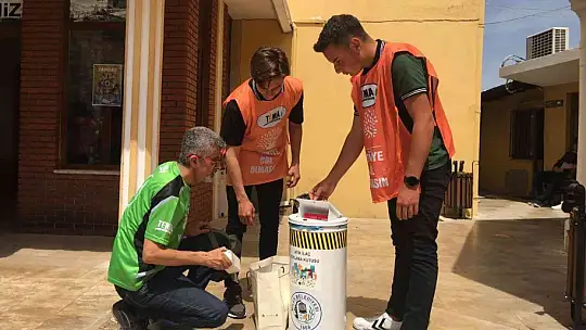 Milas'ta atık pil ve kullanılmayan ilaçlar toplandı