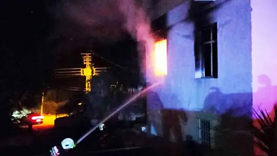 MİLAS'TA EV YANGINI