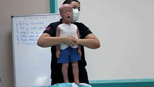 Milli eğitim çalışanlarına 'İlkyardım' eğitimi