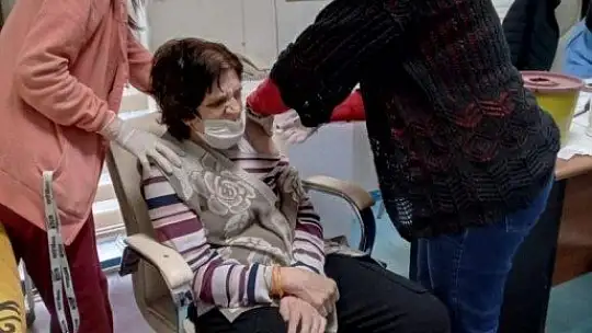 Muğla Aile, Çalışma ve Sosyal Hizmetler İl Müdürlüğü'nde Covid-19 aşılaması tamamlandı