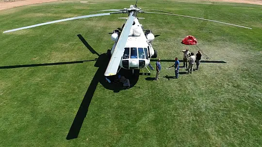 Muğla Atatürk Stadı helikopter pistine döndü