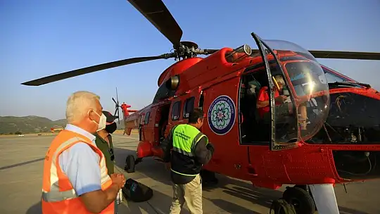 Muğla Büyükşehir 4,5 ton kapasiteli helikopter getirdi