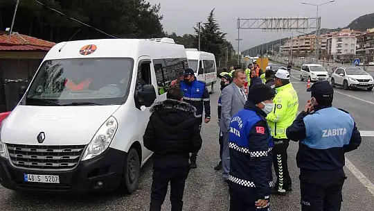 Muğla'da 'müşterek özel' trafik denetimi