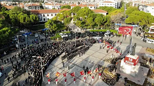 Muğla'da 10 Kasım Atatürk'ü anma töreni gerçekleştirildi