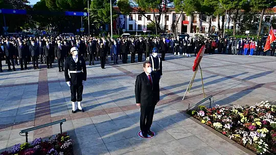 Muğla'da 10 Kasım Atatürk'ü anma töreni gerçekleştirildi