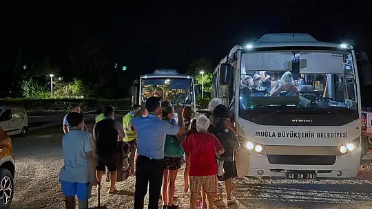 Muğla'da 7 ilçede 54 mahalle boşaltıldı