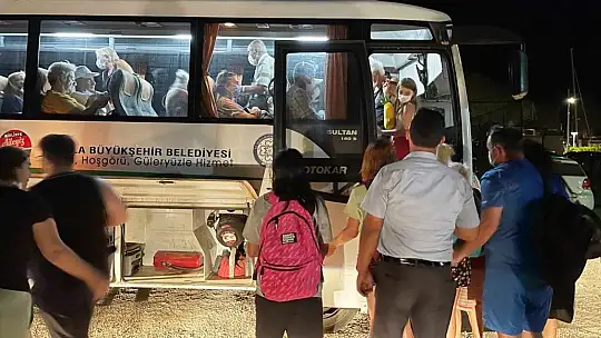 Muğla'da 7 ilçede 54 mahalle boşaltıldı