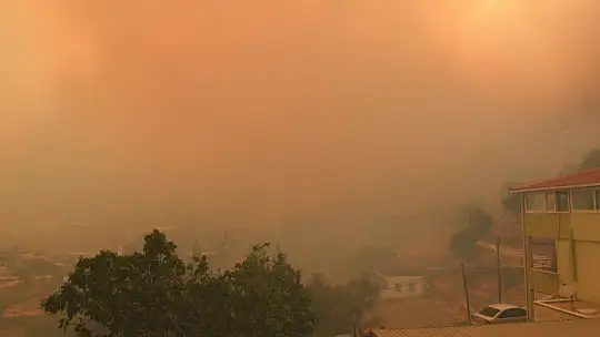 Muğla'da alevler dakikalar içerisinde böyle yayıldı