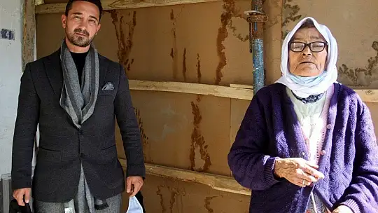 Muğla'da ihtiyaç sahibi kadının yardım mutluluğu