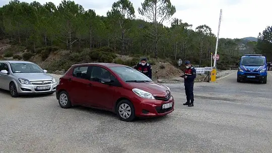 Muğla'da Jandarma ve polisten sıkı denetimi