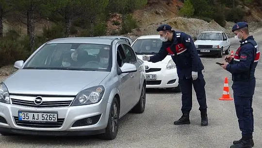 Muğla'da Jandarma ve polisten sıkı denetimi