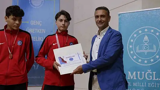 Muğla'da okul sporlarında başarılı öğrenciler ödüllendirildi
