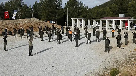 Muğla'da ormancılara silah eğitimi