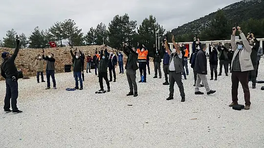 Muğla'da ormancılara silah eğitimi