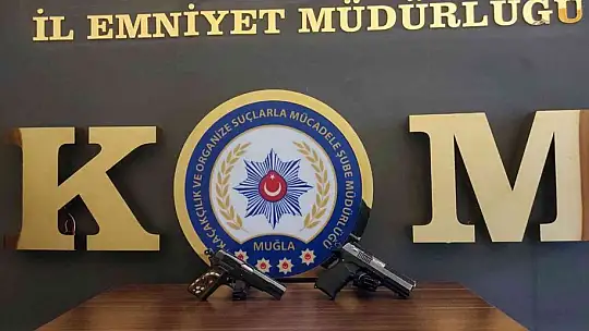 Muğla'da ruhsatsız silahlar ele geçirildi
