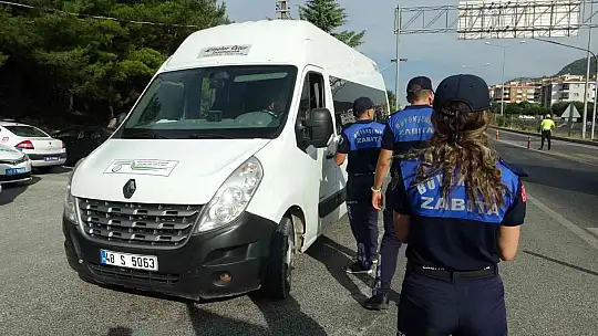 Muğla'da toplu taşıma araçları denetlendi