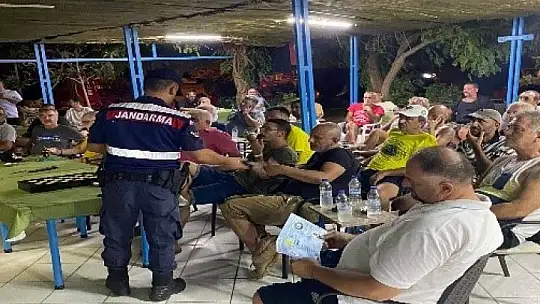 Muğla'da vatandaşlar jandarma tarafından siber suçlara karşı bilinçleniyor