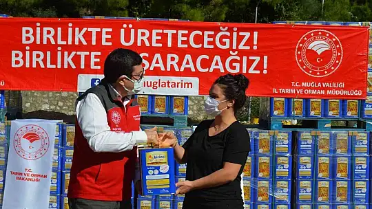 Muğla'da yangınlarda zarar gören arıcılara arı yemi desteği