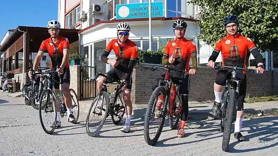 Muğla'dan Çanakkale'ye pedal çevirecekler