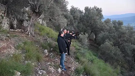 MUĞLA VALİSİ TAVLI IDYMA ANTİK KENTİNDE İNCELEMELERDE BULUNDU
