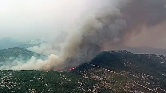 Muğla yangınlarında 9'uncu gün