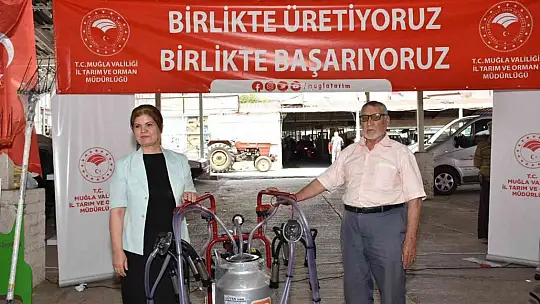 Muğlalı çiftçiye 9 milyon liralık ekipman desteği